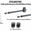 StileKitSE - sada pohonu pro dvoukřídlou bránu